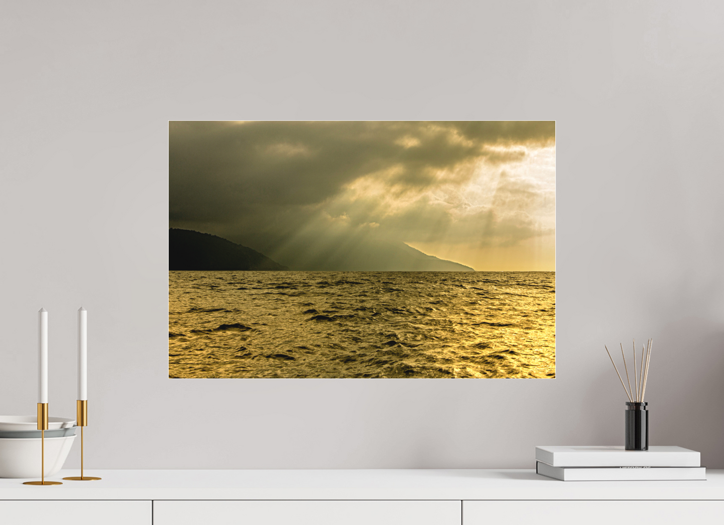60 x 40 cm, Fine Art Acrylglas Matt Canal de São Sebastião - Ilhabela - SP