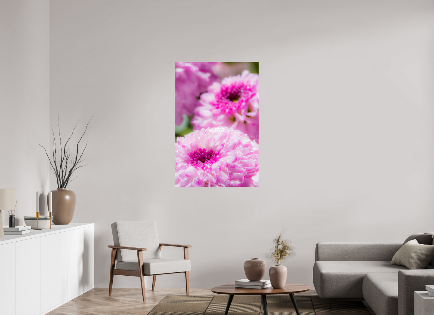 80 x 120 cm, Fine Art Print Baryta auf Alu-Dibond Chrysanthemen_08
