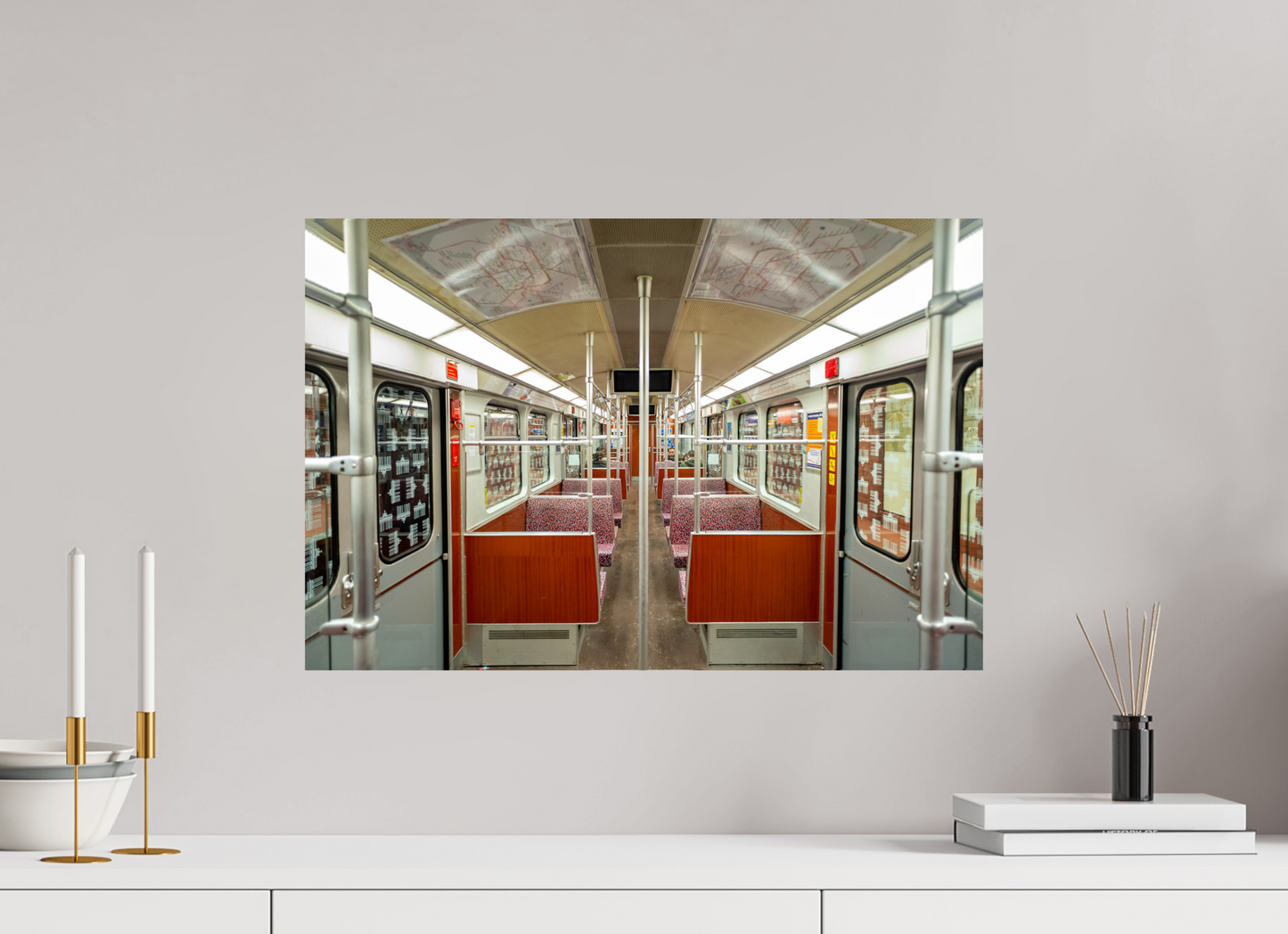 60 x 40 cm, Fine Art Print Metallic Edition BER #2 Berlin