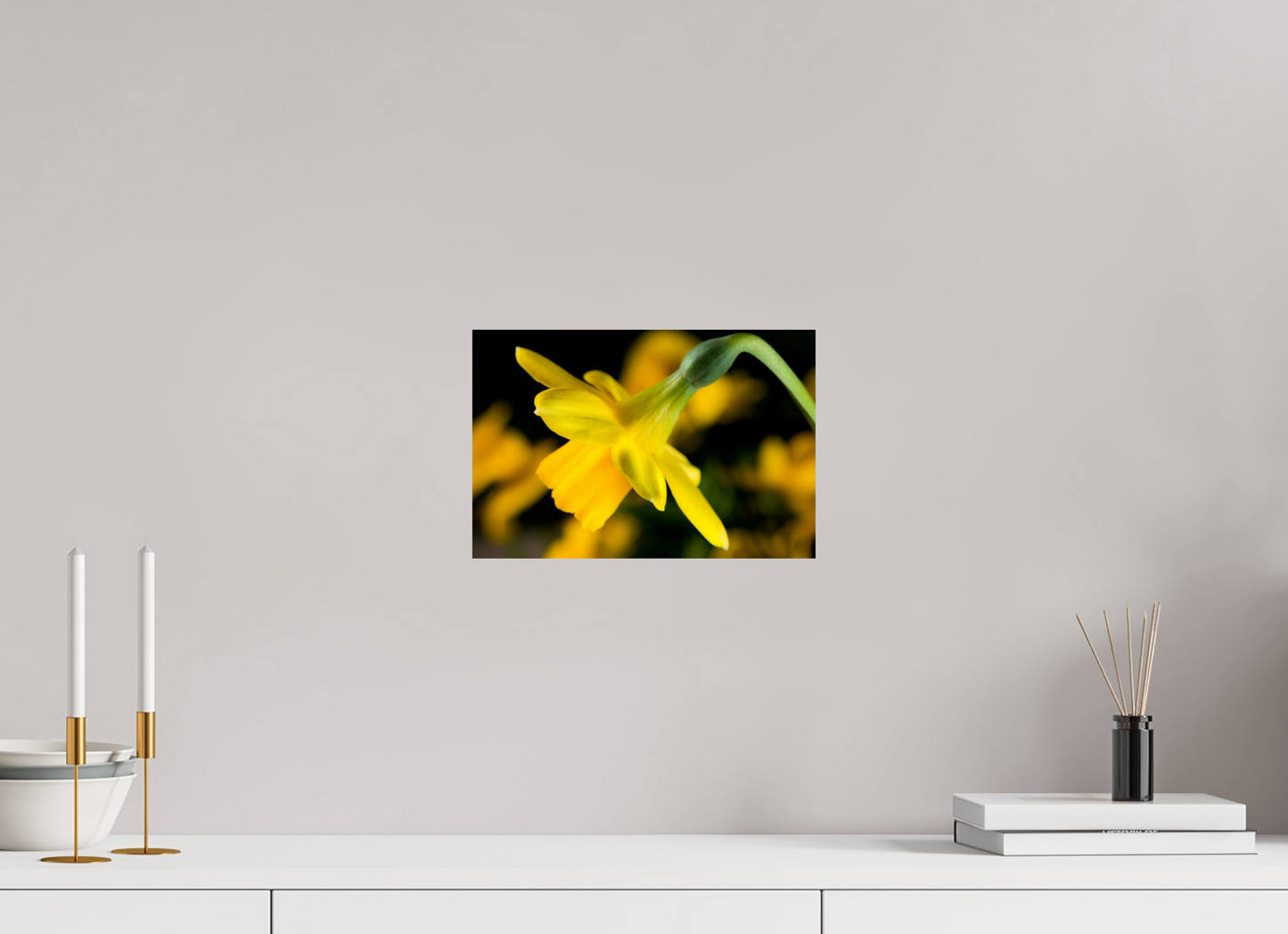 30 x 20 cm, ChromaLuxe HD Metal Print Narzisse_02