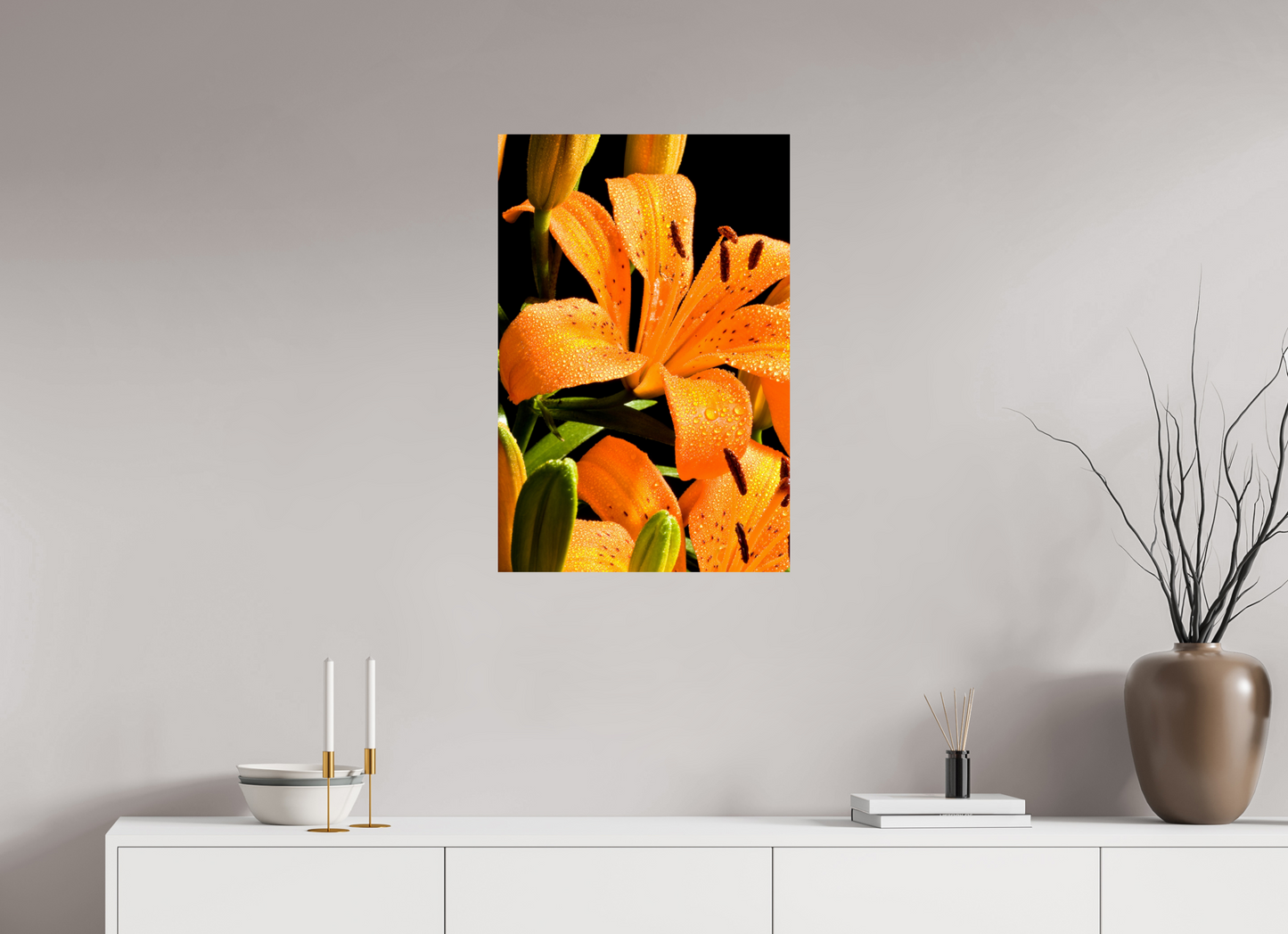 50 x 75 cm, ChromaLuxe HD Metal Print Lilie_08