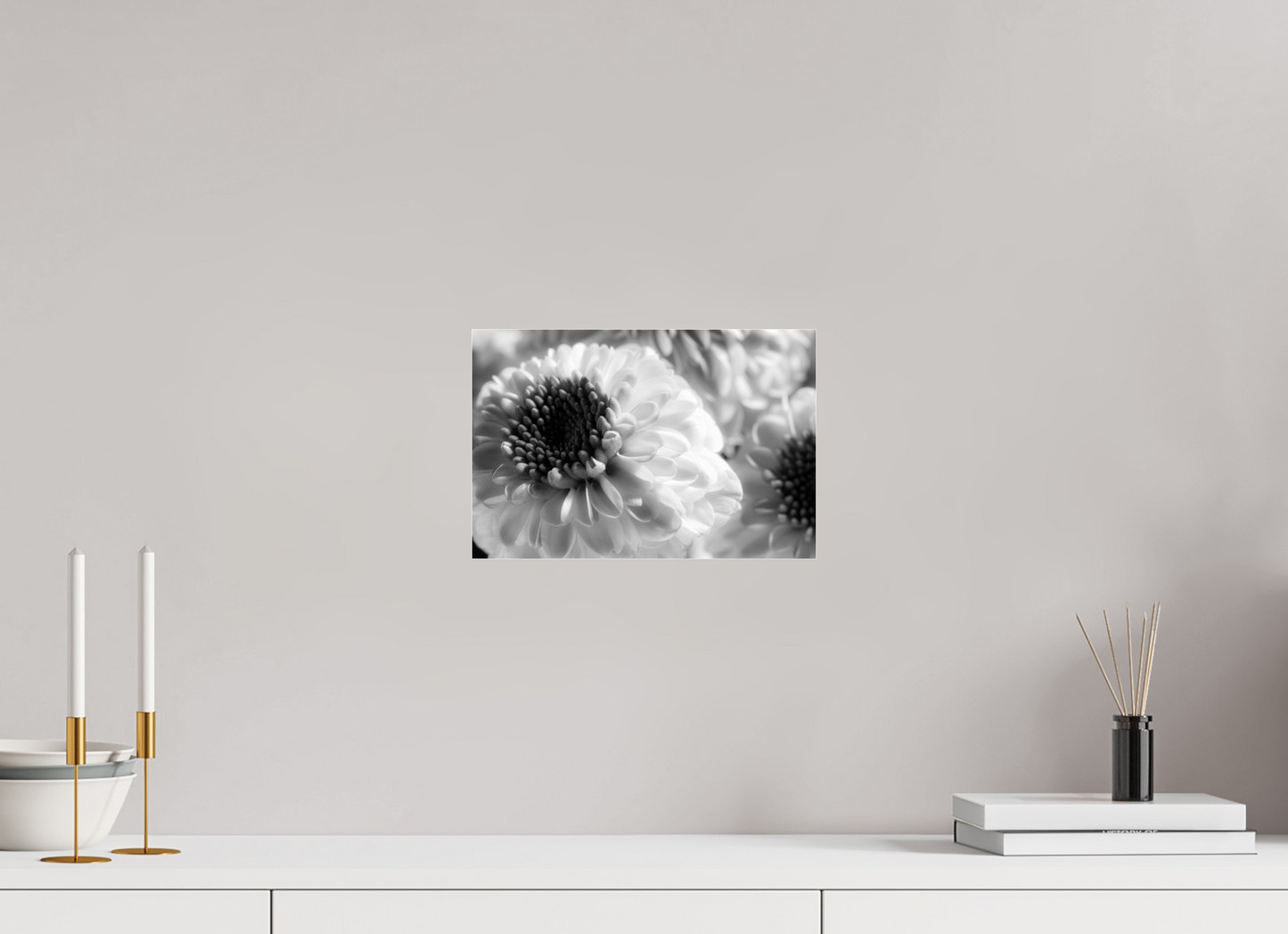 30 x 20 cm, Glänzender Foto-Abzug Acrylglas Chrysanthemen-07