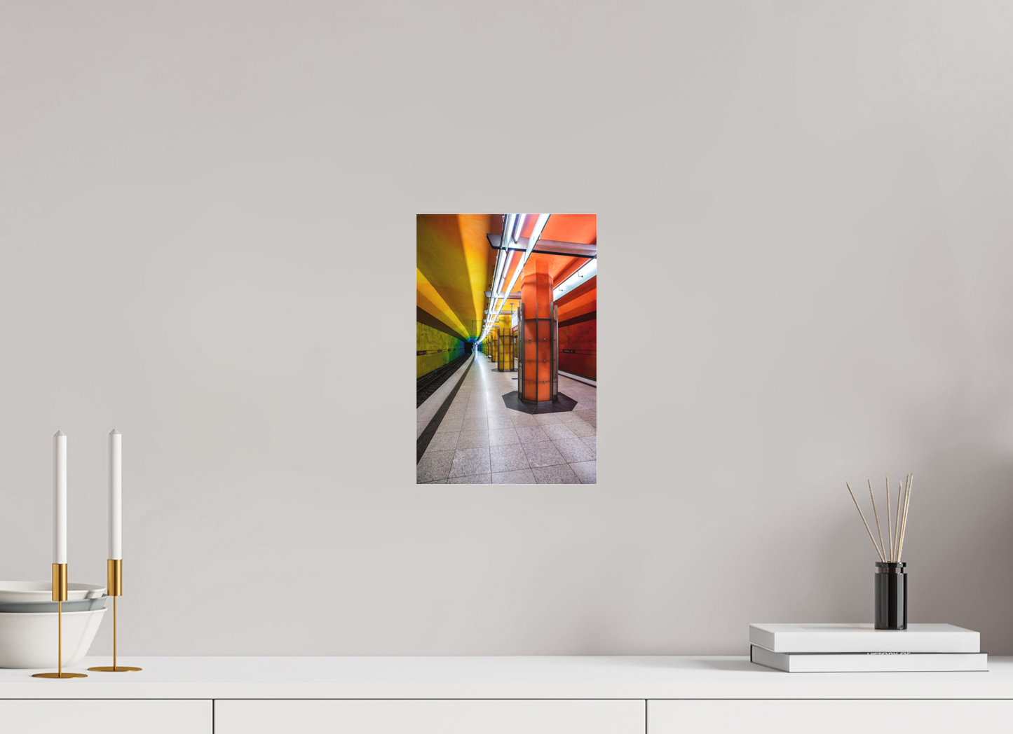 20 x 30 cm, Fine Art Acrylglas Matt Candidplatz #2 München