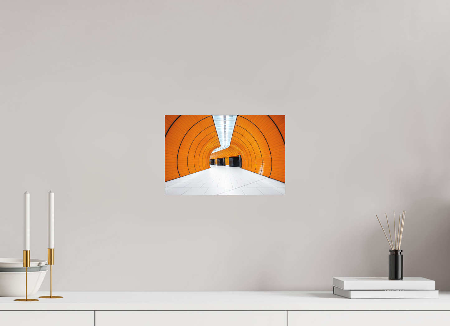 30 x 20 cm, Fine Art Acrylglas Matt Marienplatz #4 München