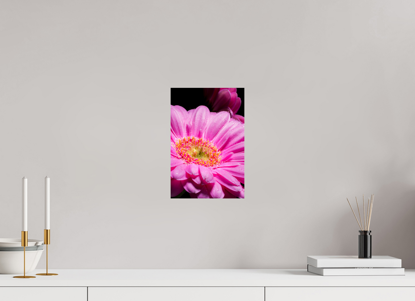 20 x 30 cm, ChromaLuxe HD Metal Print Gerbera_01