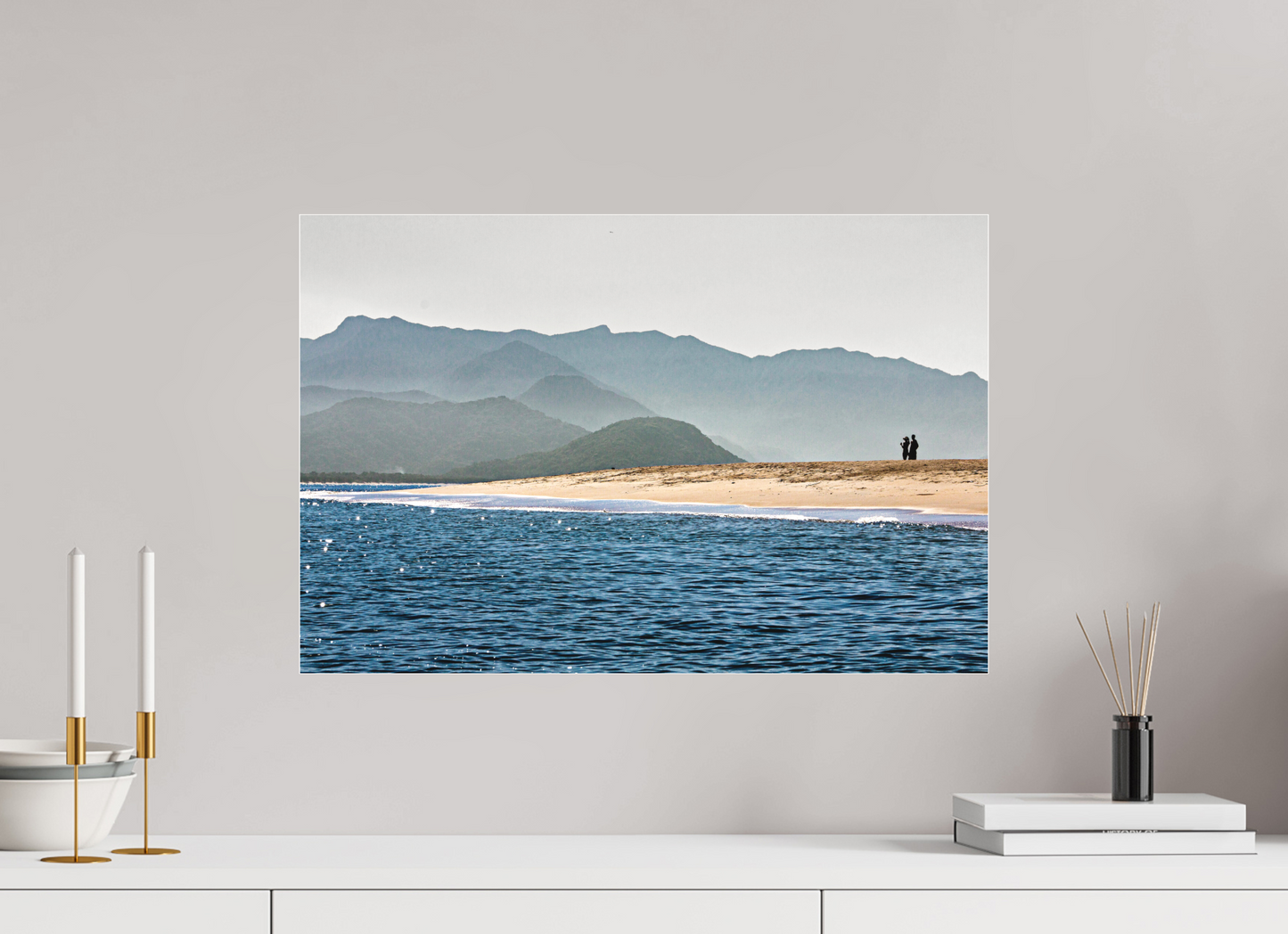 60 x 40 cm, Fine Art Acrylglas Matt Ilha Prumirim - Ubatuba - SP
