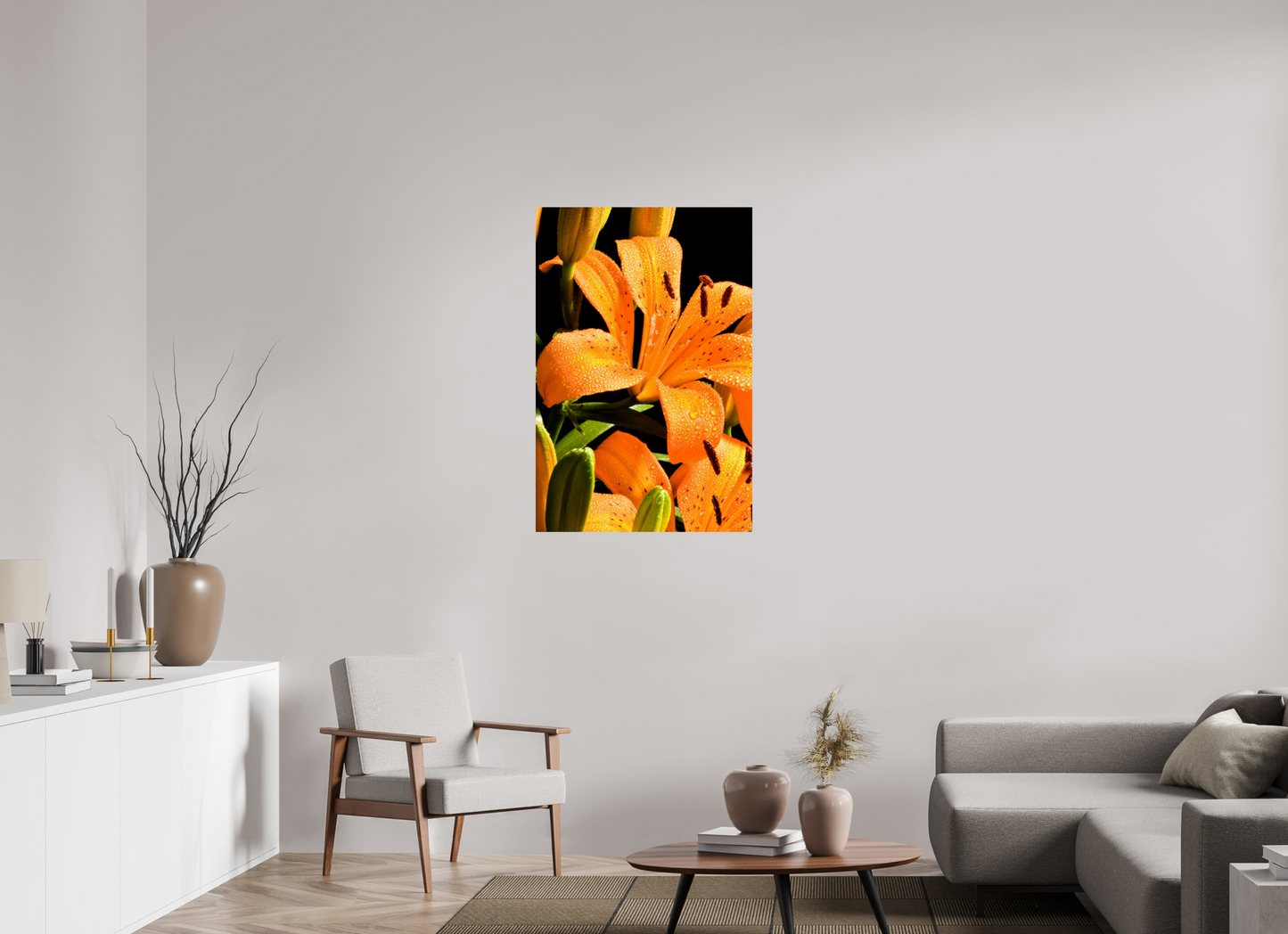 70 x 105 cm, Fine Art Print Baryta auf Alu-Dibond Lilie_08