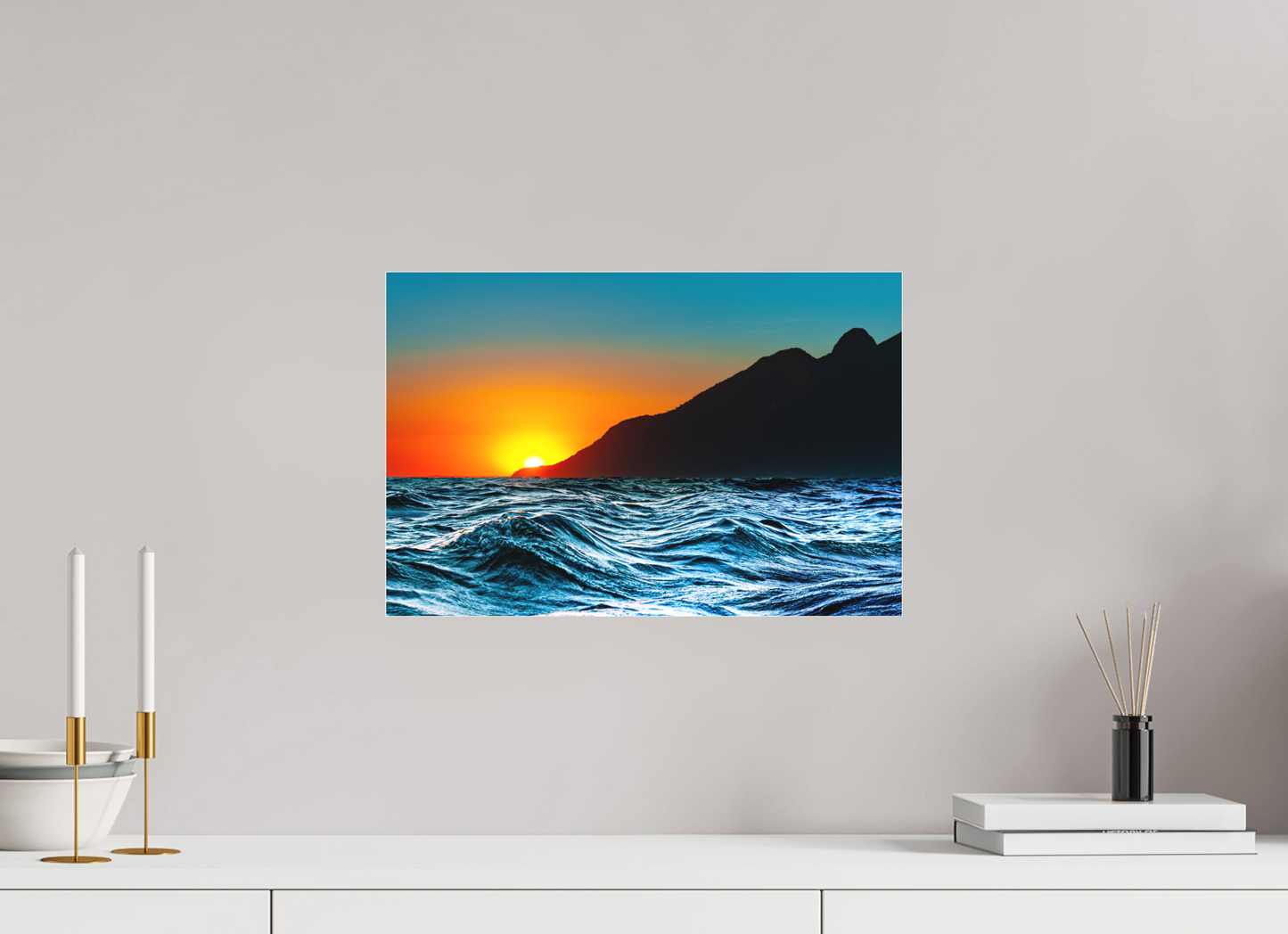 45 x 30 cm, Fine Art Acrylglas Matt Ponta do Boi - Ilhabela