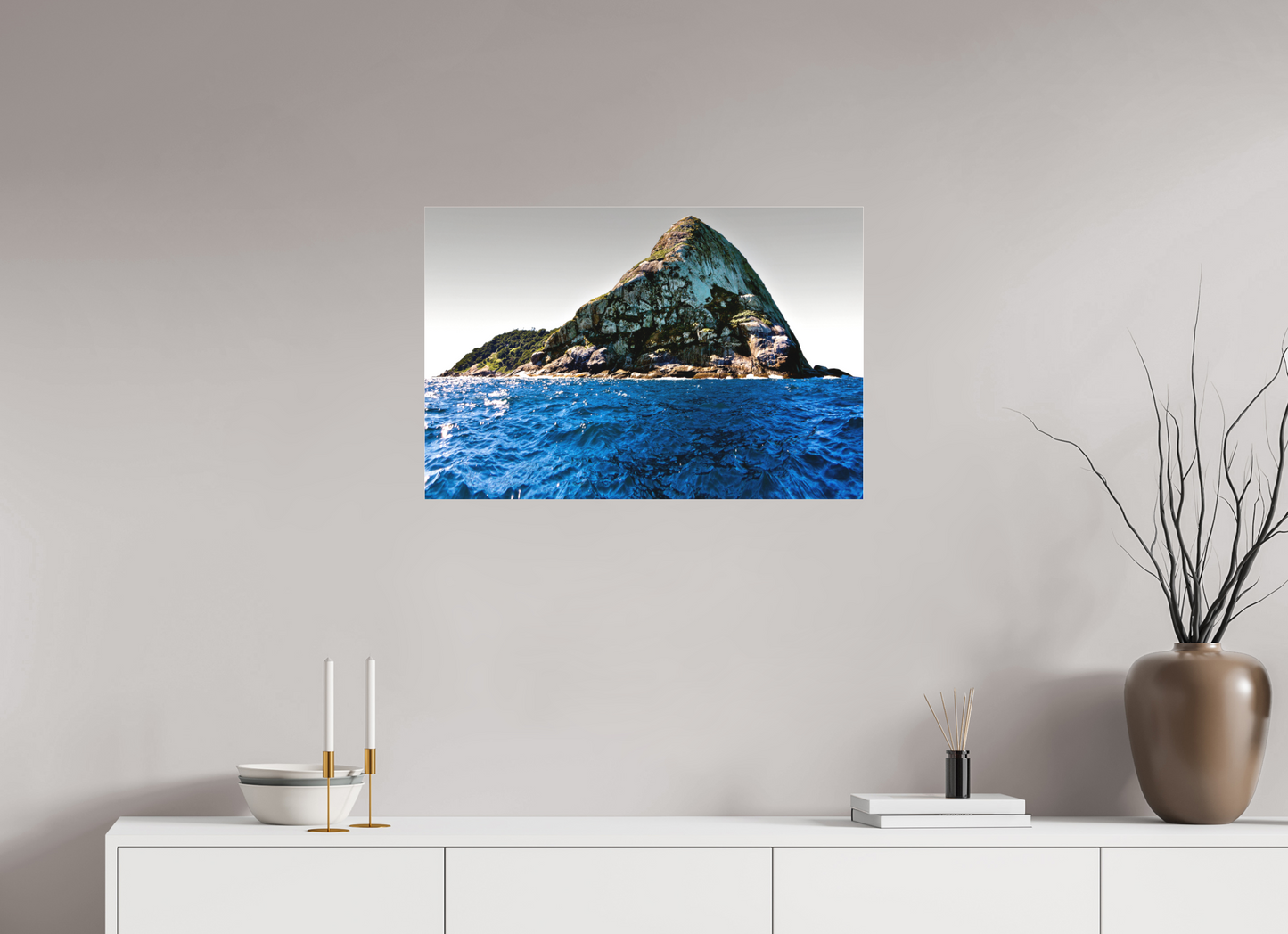 75 x 50 cm, Fine Art Acrylglas Matt Ilha Queimada Grande - Peruíbe - SP