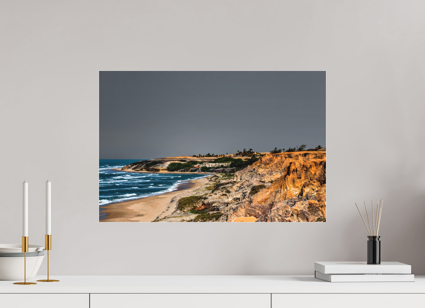 60 x 40 cm, Fine Art Acrylglas Matt Praia das Fontes - Beberibe - CE #2