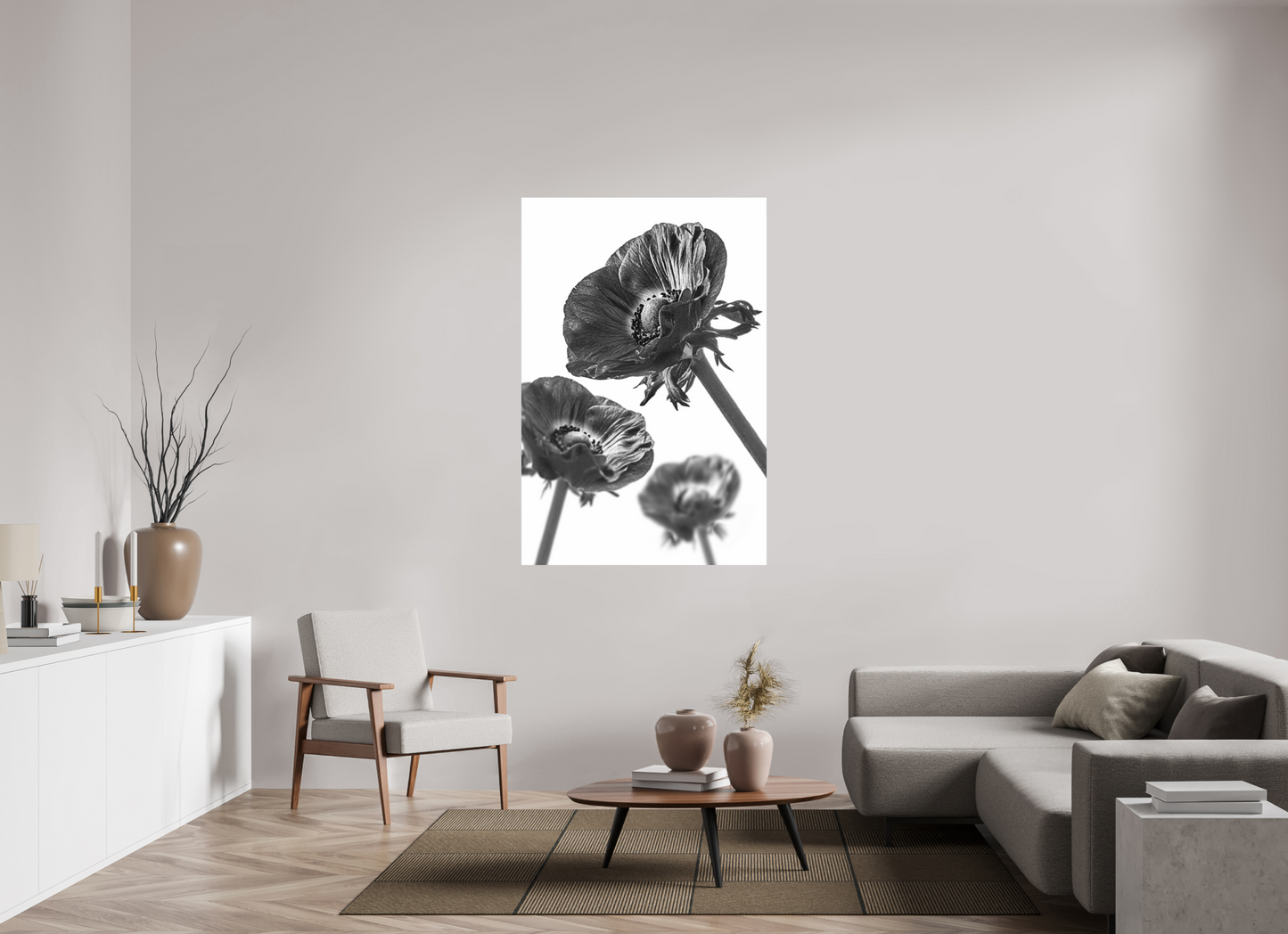 100 x 150 cm, ChromaLuxe HD Metal Print Kronenanemone_08