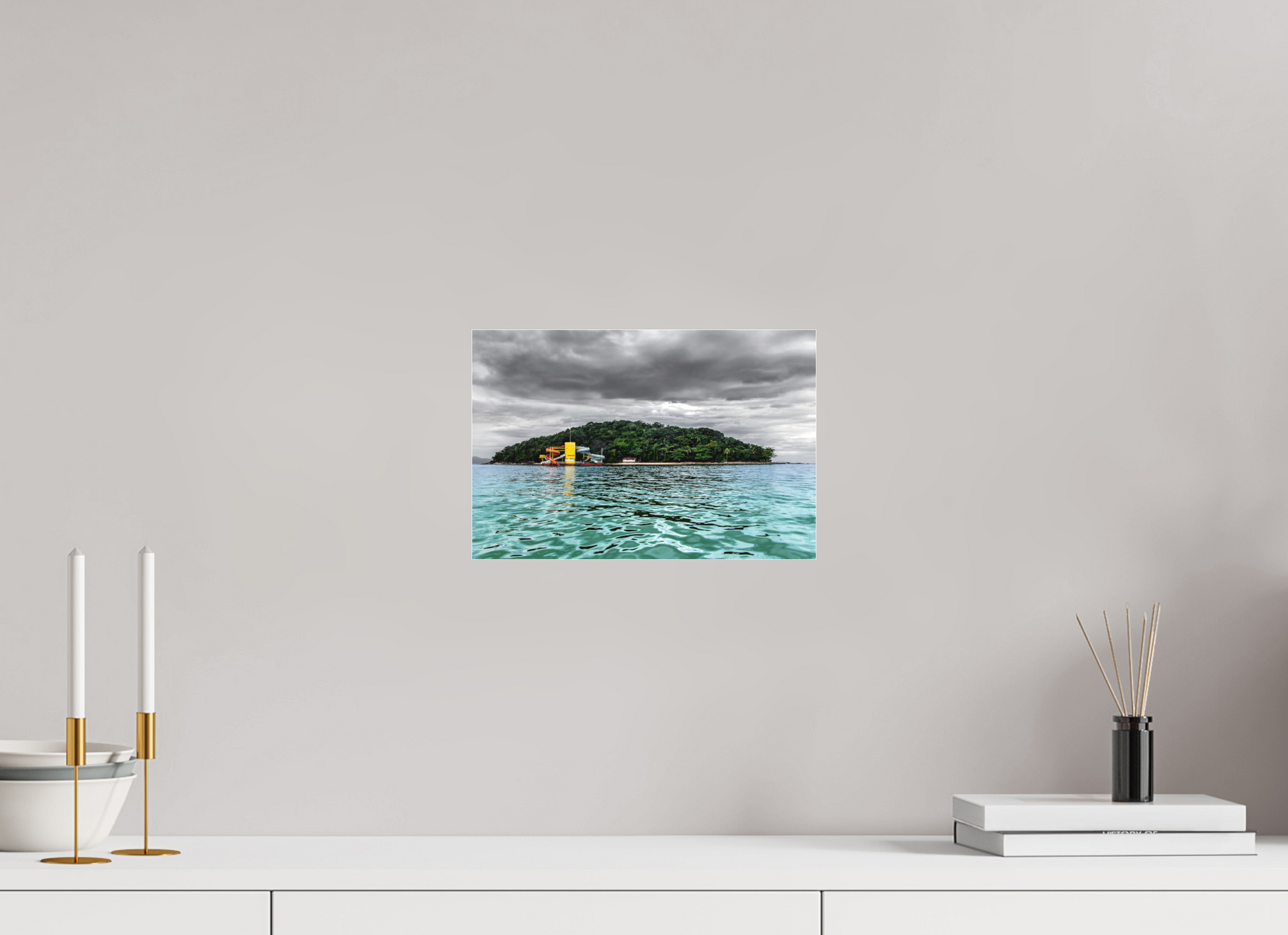 30 x 20 cm, Fine Art Acrylglas Matt lha de Maranduba - Ubatuba - SP