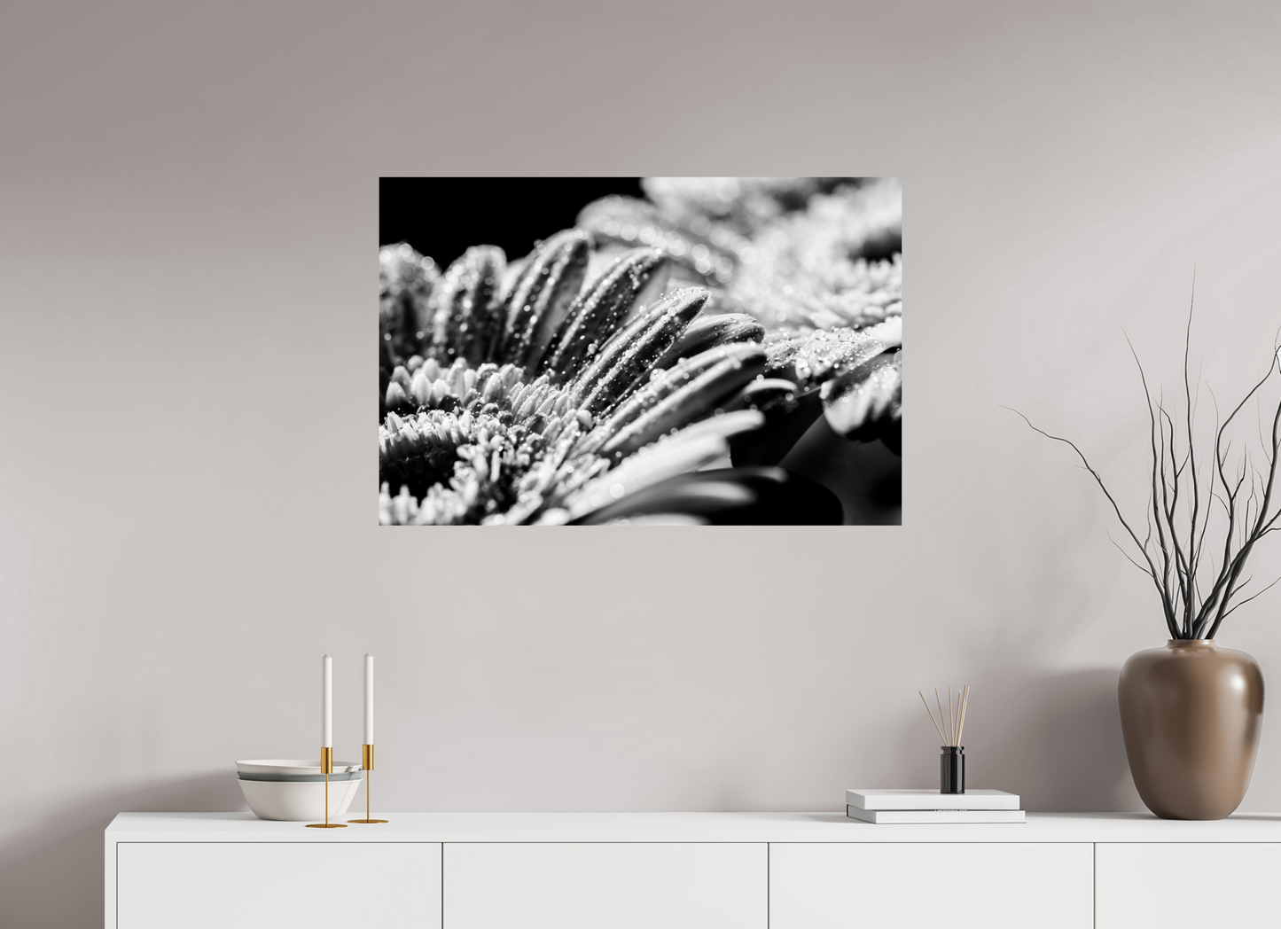 90 x 60 cm, ChromaLuxe HD Metal Print Gerbera_10