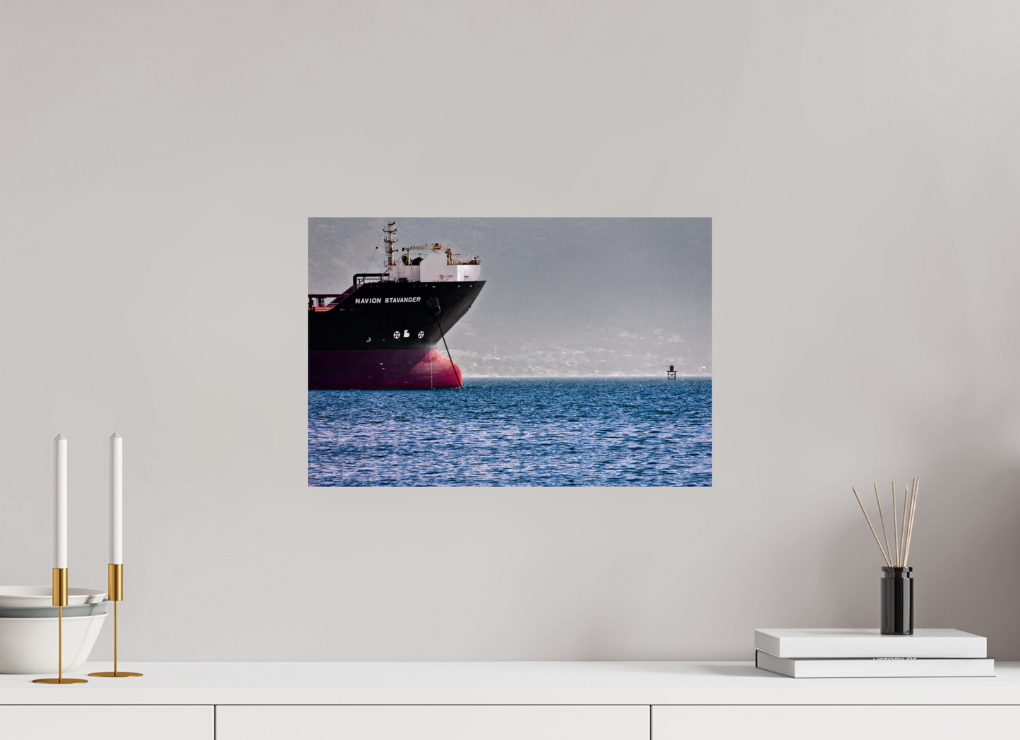 45 x 30 cm, Fine Art Print auf Alu-Dibond ohne Aufhang Canal de São Sebastião. SP #2