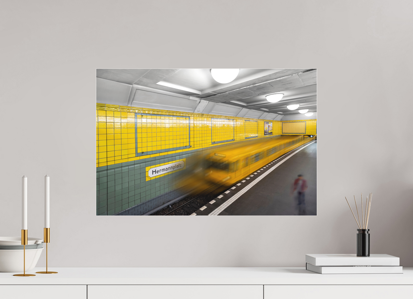 60 x 40 cm, Fine Art Acrylglas Matt Hermannsplatz #1 Berlin