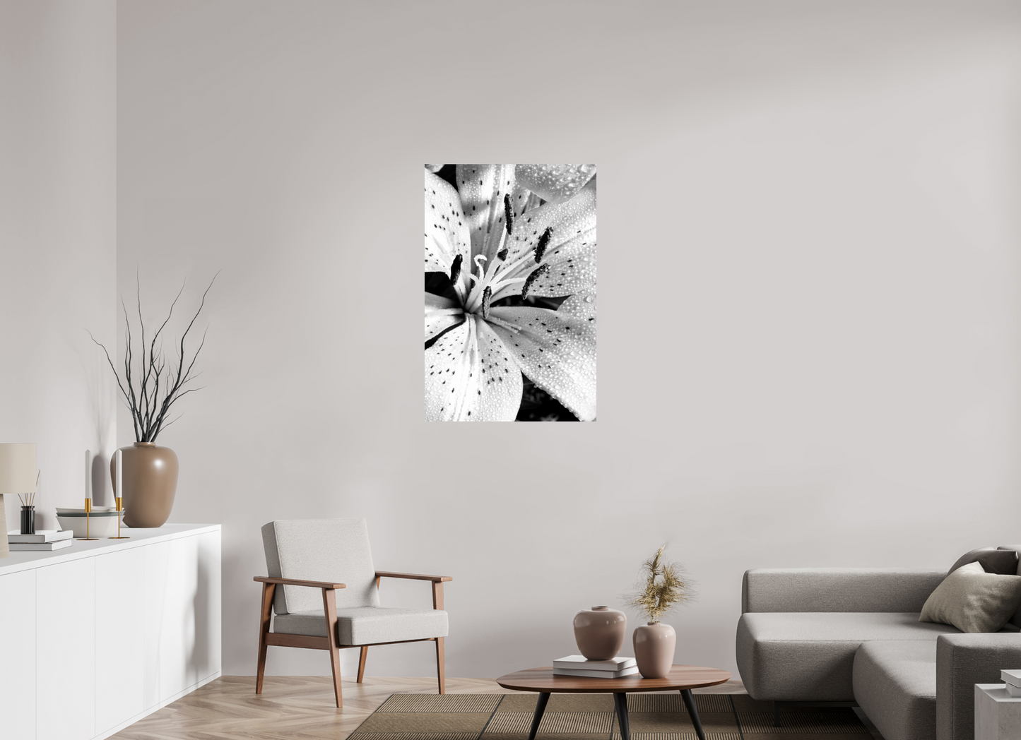 70 x 105 cm, Fine Art Print Baryta auf Alu-Dibond Lilie_09