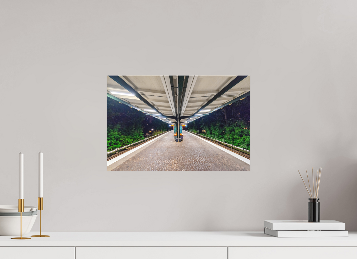 45 x 30 cm, Fine Art Acrylglas Matt Sierichstraße #1 Hamburg