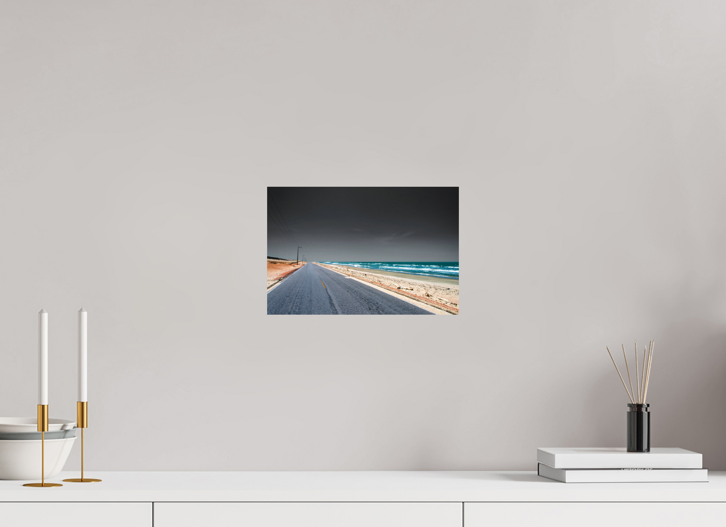 30 x 20 cm, Fine Art Print auf Alu-Dibond ohne Aufhang Ponta do Mel - Areia Branca - RN