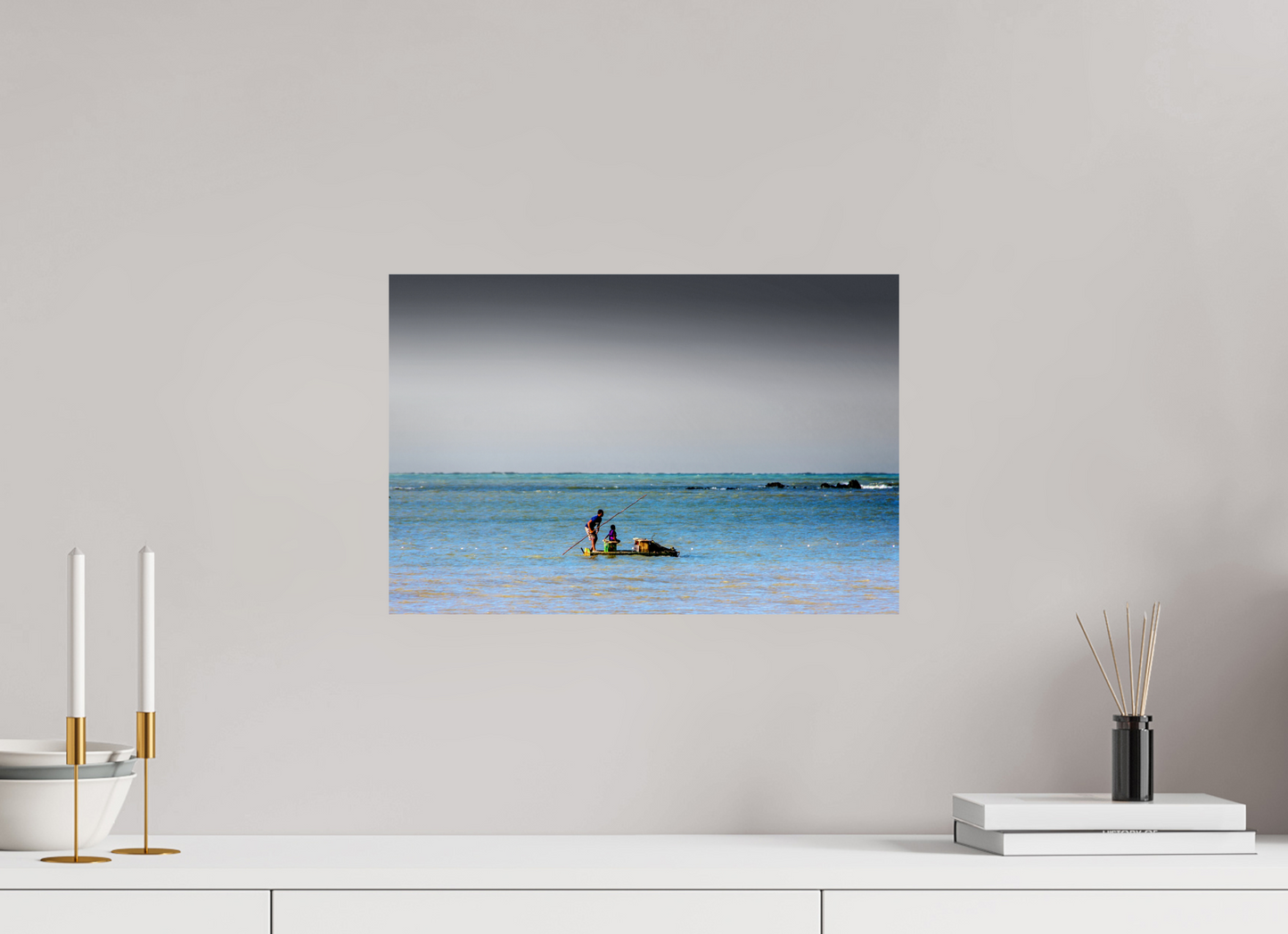 45 x 30 cm, Fine Art Print auf Alu-Dibond ohne Aufhang Cabo Branco - João Pessoa - PB