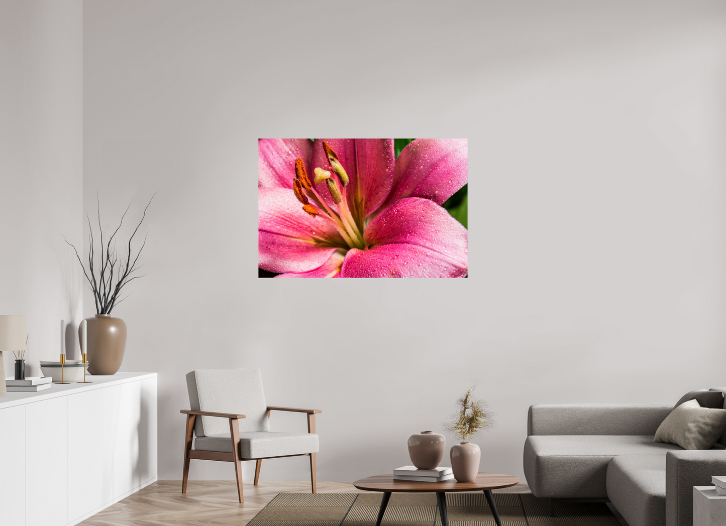 120 x 80 cm, ChromaLuxe HD Metal Print Lilie_02