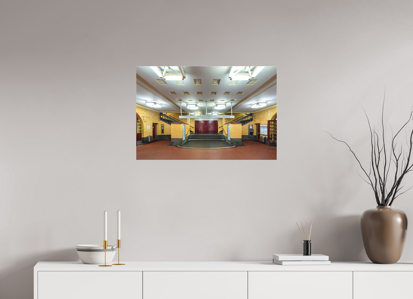 75 x 50 cm, Fine Art Acrylglas Matt Mundsburg #1 Hamburg