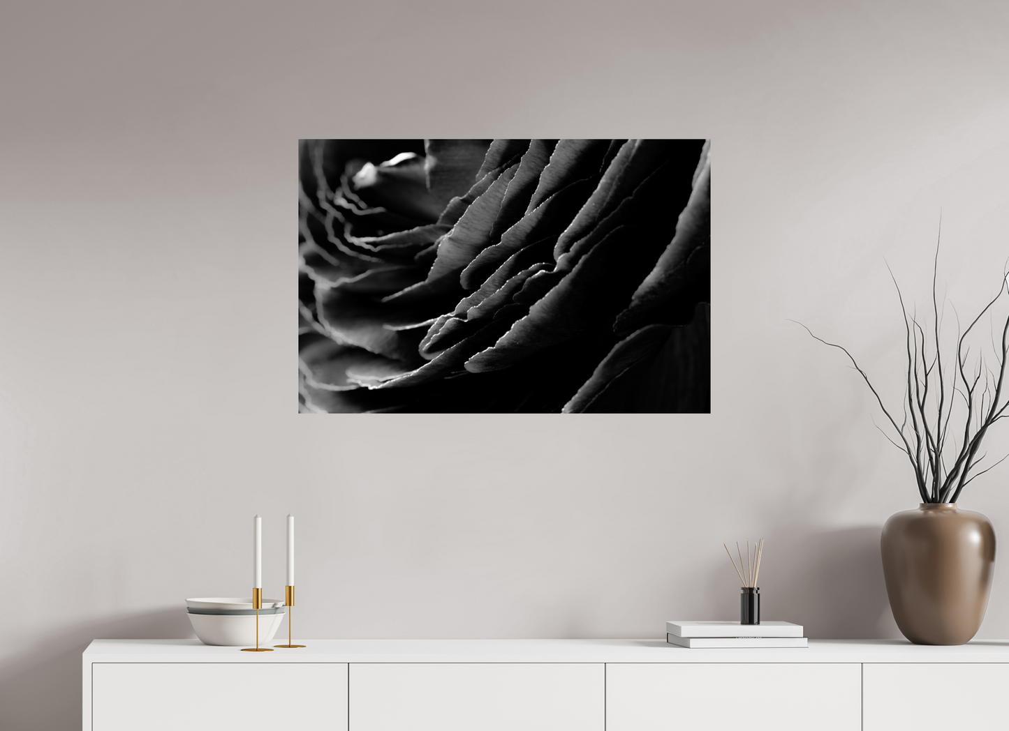 90 x 60 cm, Fine Art Print Baryta auf Alu-Dibond Rose_07