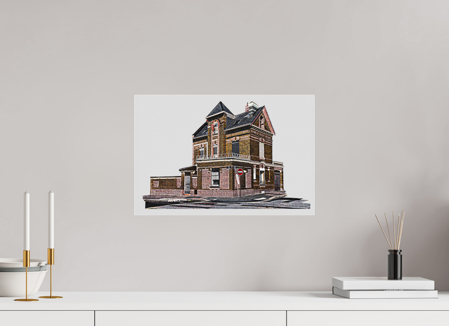 45 x 30 cm, Fine Art Acrylglas Matt Rue_De_Tourville