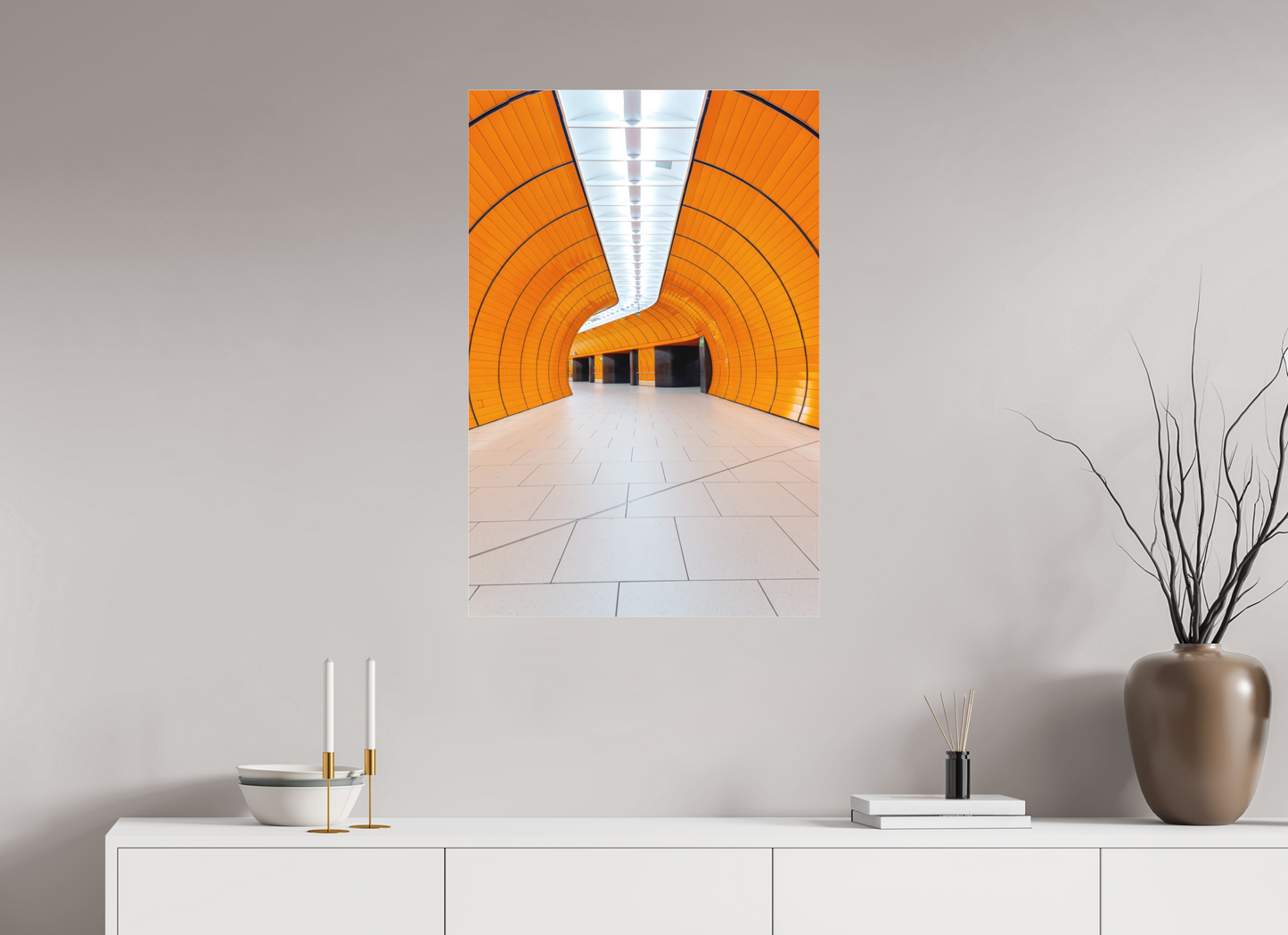 60 x 90 cm, Fine Art Acrylglas Matt Marienplatz #3 München