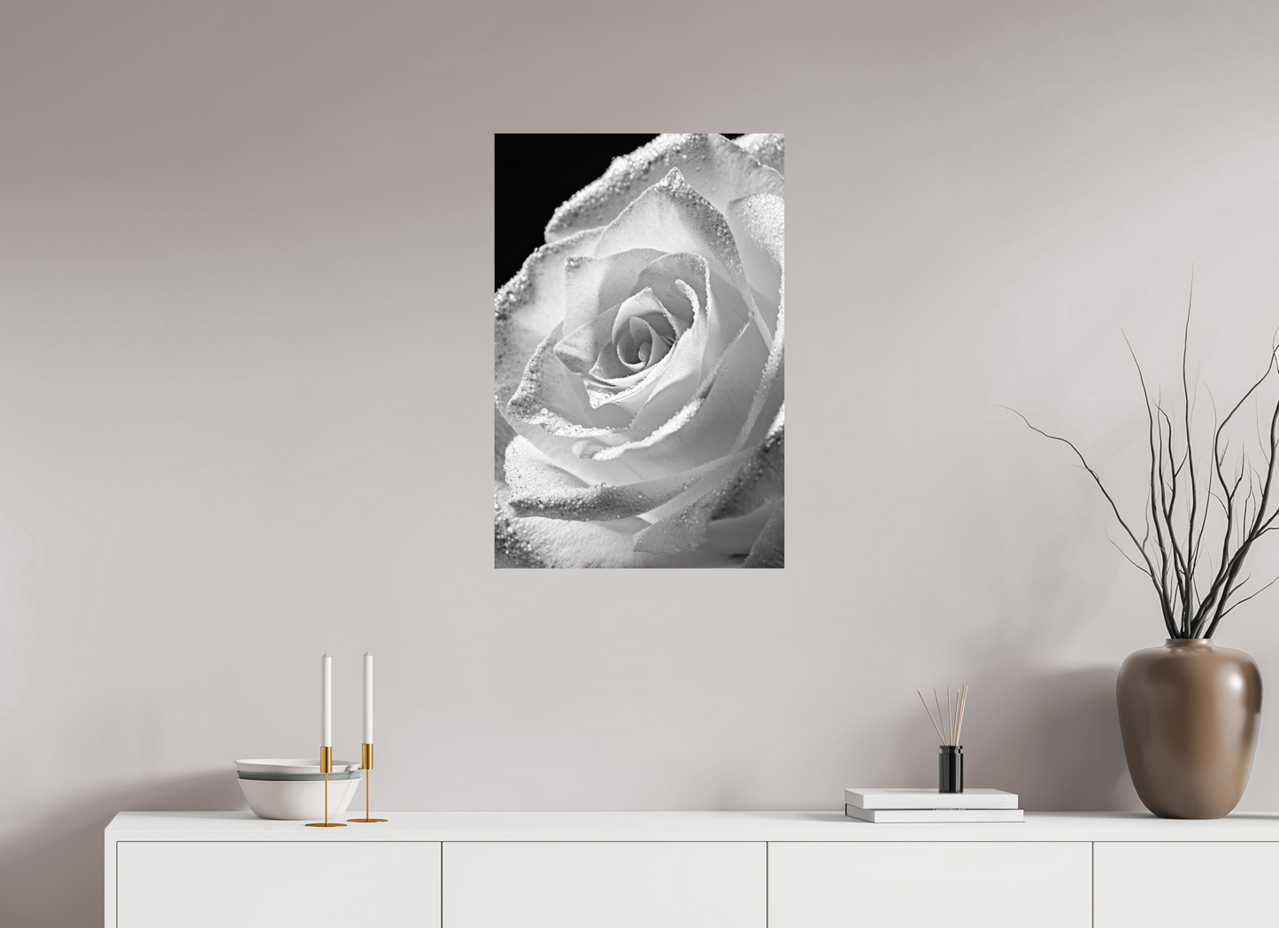 50 x 75 cm, ChromaLuxe HD Metal Print Rose_06