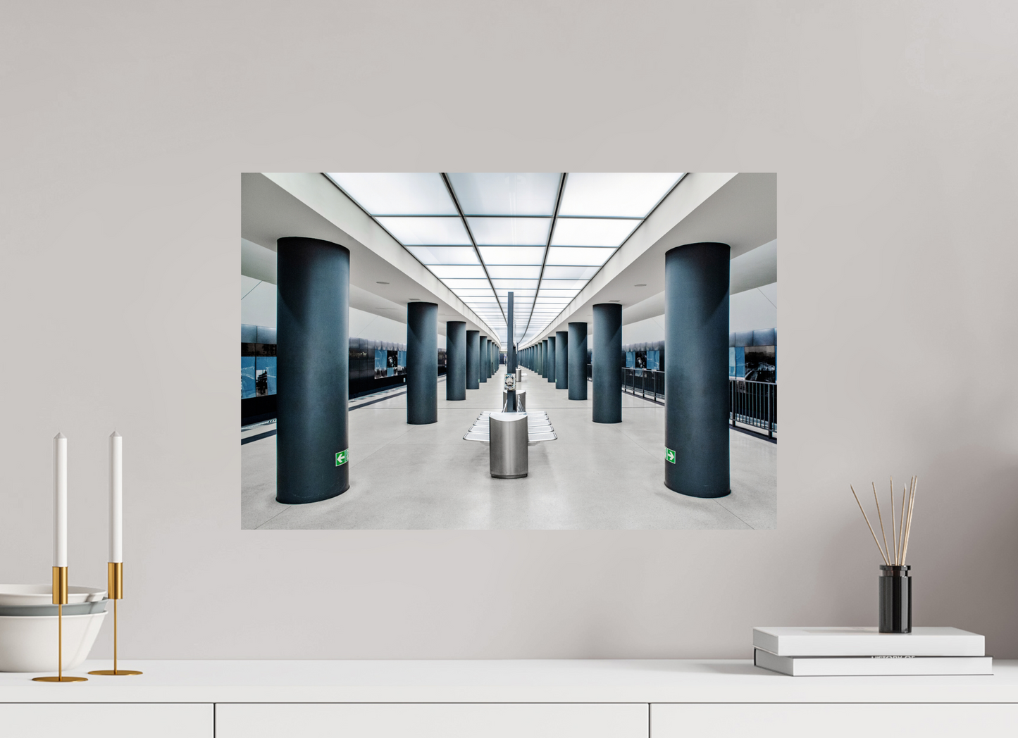 60 x 40 cm, Fine Art Print Metallic Edition Brandenburger-Tor #2 Berlin