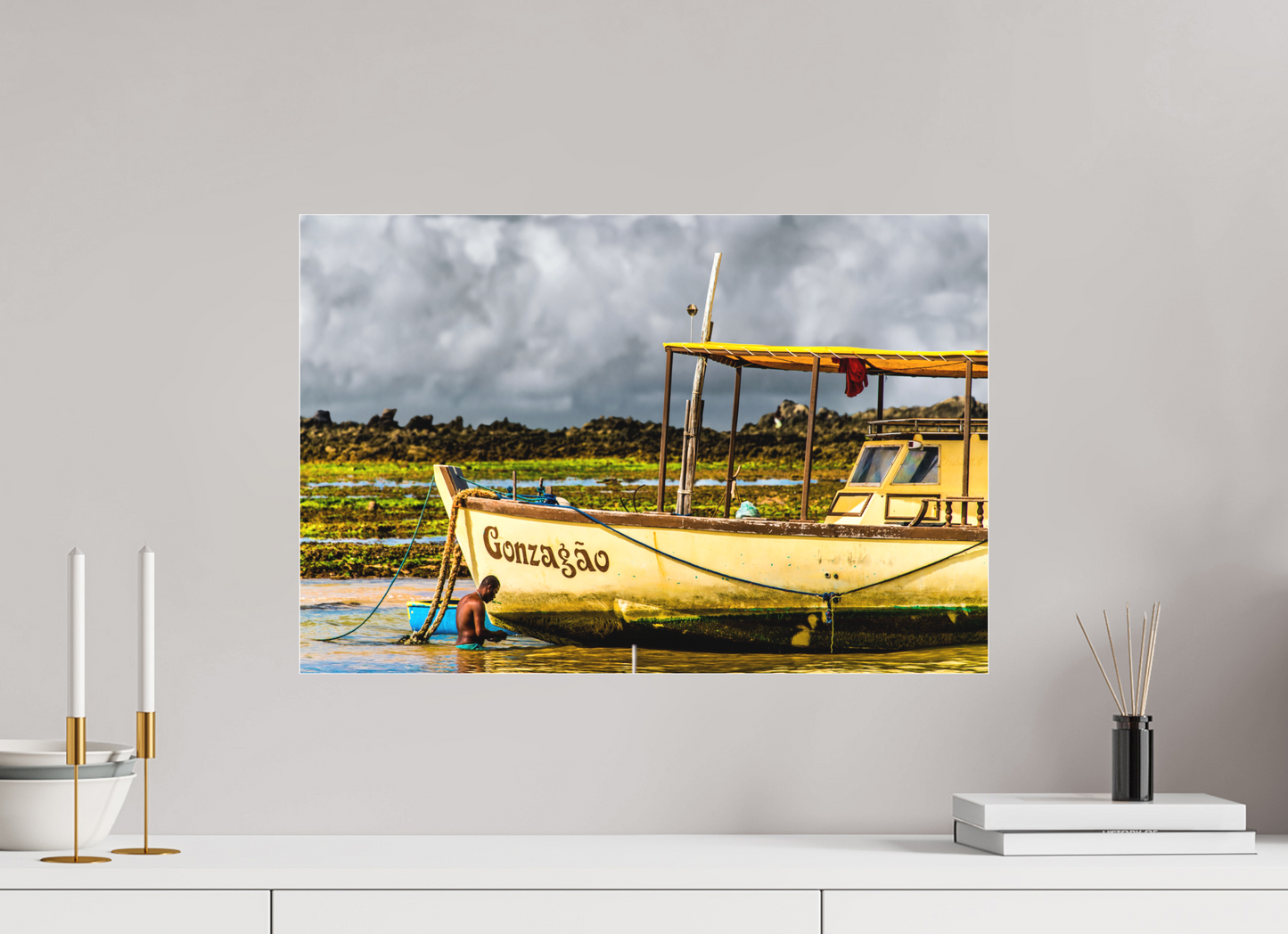 60 x 40 cm, Fine Art Acrylglas Matt Itapuã - Salvador - BA. #2
