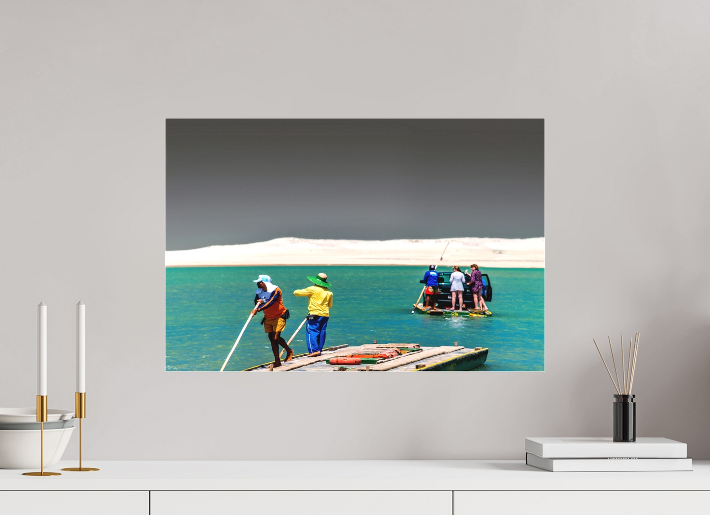 60 x 40 cm, Fine Art Acrylglas Matt Genipabu - Extremoz - RN #2