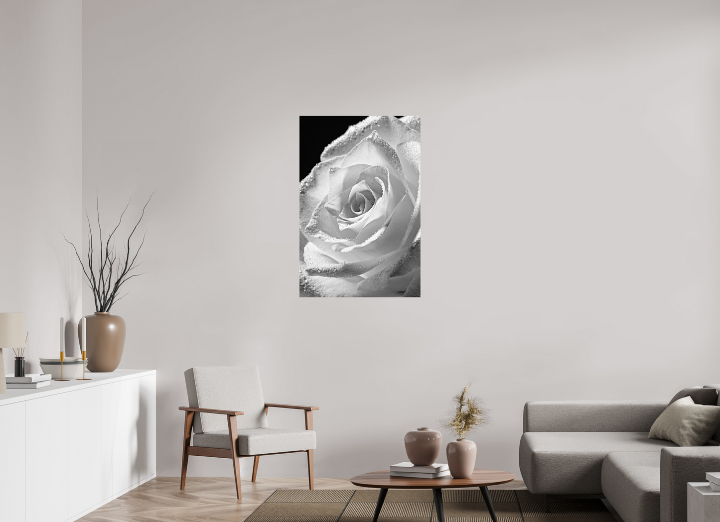 70 x 105 cm, ChromaLuxe HD Metal Print Rose_06