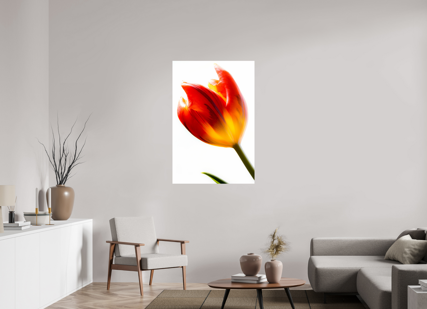 80 x 120 cm, Fine Art Print Baryta auf Alu-Dibond Tulpe-04