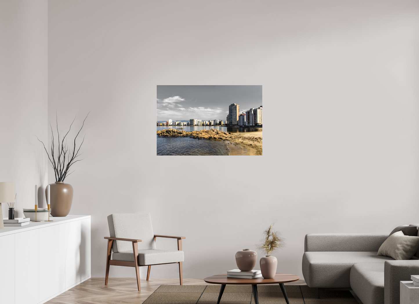 105 x 70 cm, Fine Art Acrylglas Matt #13 - Santos - SP