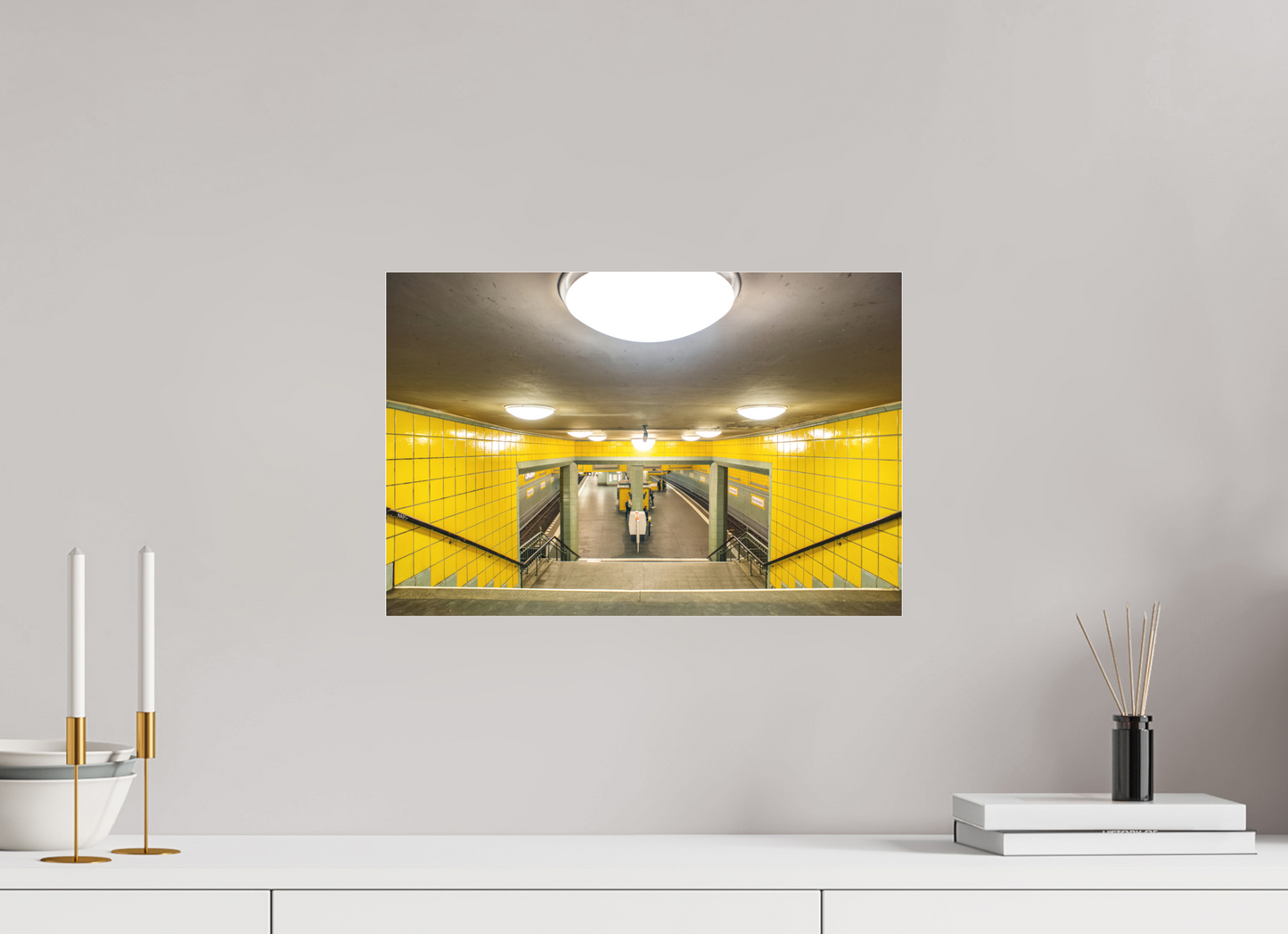 45 x 30 cm, Fine Art Acrylglas Matt Hermannsplatz #2 Berlin