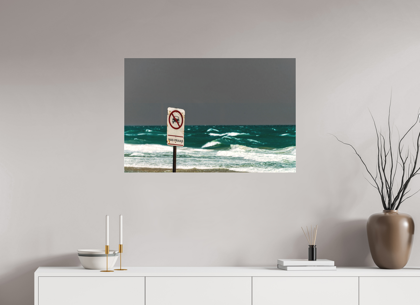 90 x 60 cm, Fine Art Acrylglas Matt Prainha - Aquiraz - CE