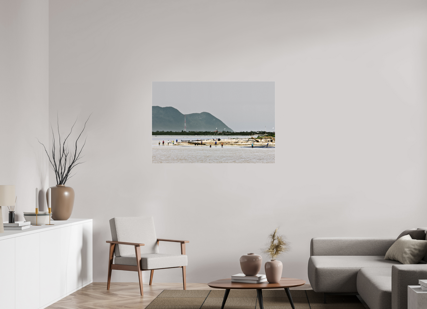 120 x 80 cm, Fine Art Acrylglas Matt Barra Da Juréia - Juréia- SP