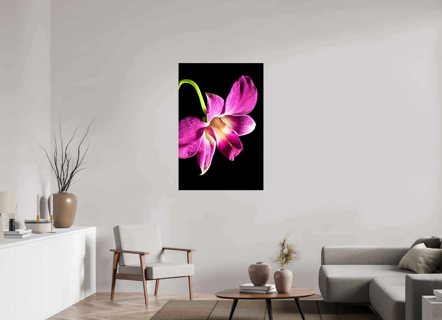 80 x 120 cm, ChromaLuxe HD Metal Print Phalaenopsis-2