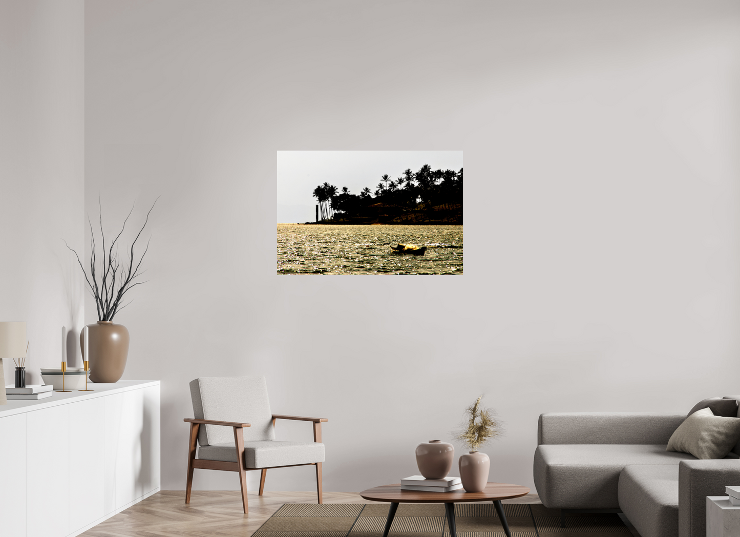 105 x 70 cm, Fine Art Print auf Alu-Dibond ohne Aufhang Ponta das Canas - Ilhabela - SP