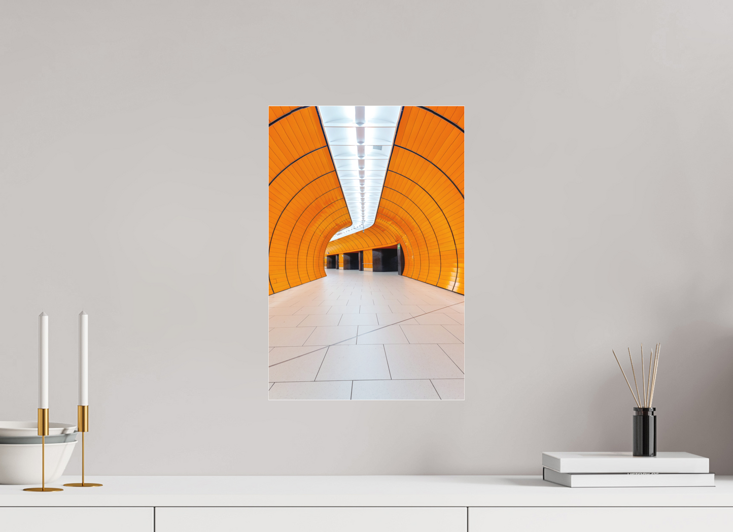 30 x 45 cm, Fine Art Acrylglas Matt Marienplatz #3 München