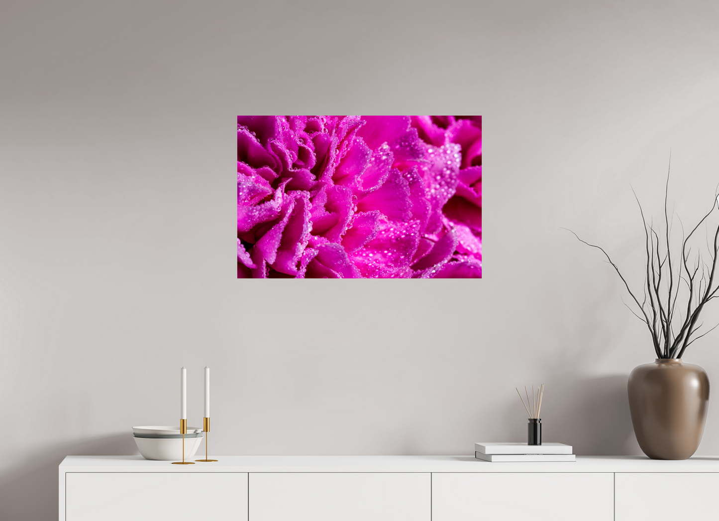 75 x 50 cm, ChromaLuxe HD Metal Print Nelke_02