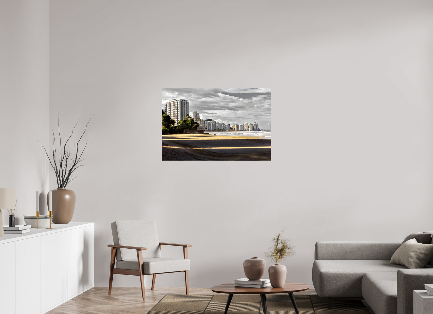 105 x 70 cm, Fine Art Print auf Alu-Dibond ohne Aufhang Asturias - Guarujá - SP