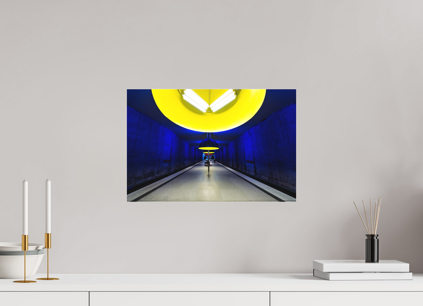 45 x 30 cm, Fine Art Acrylglas Matt West Friedhof #6 München