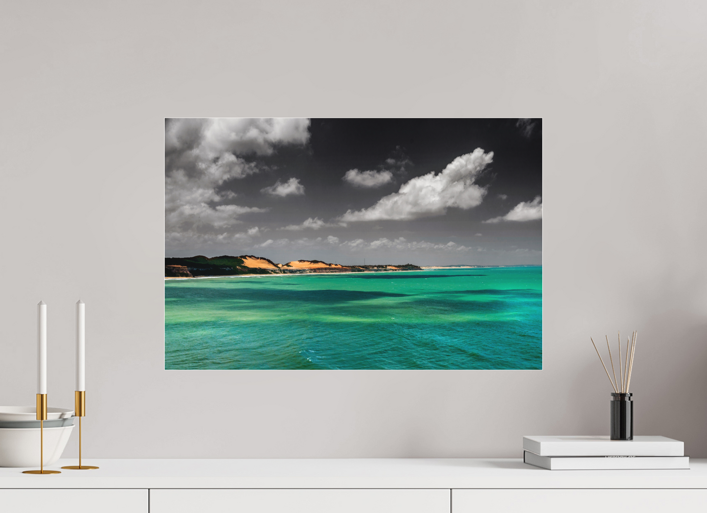 60 x 40 cm, Fine Art Acrylglas Matt Mirante dos Golfinhos - Tibau do Sul - RN