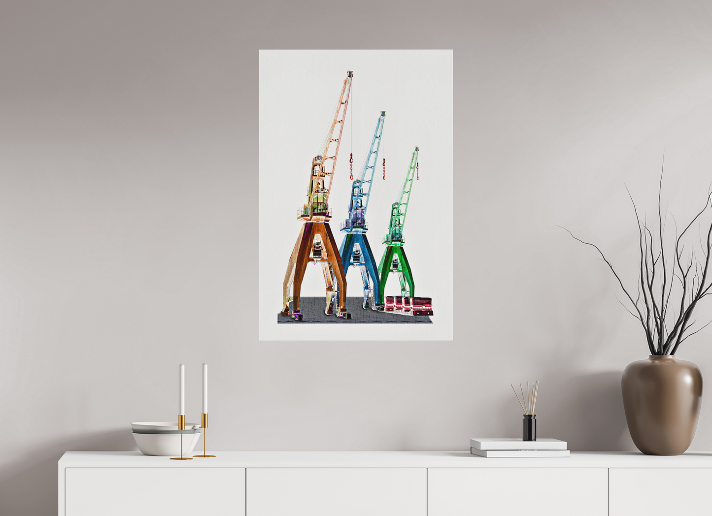 60 x 90 cm, Fine Art Acrylglas Matt Grue_de_quai