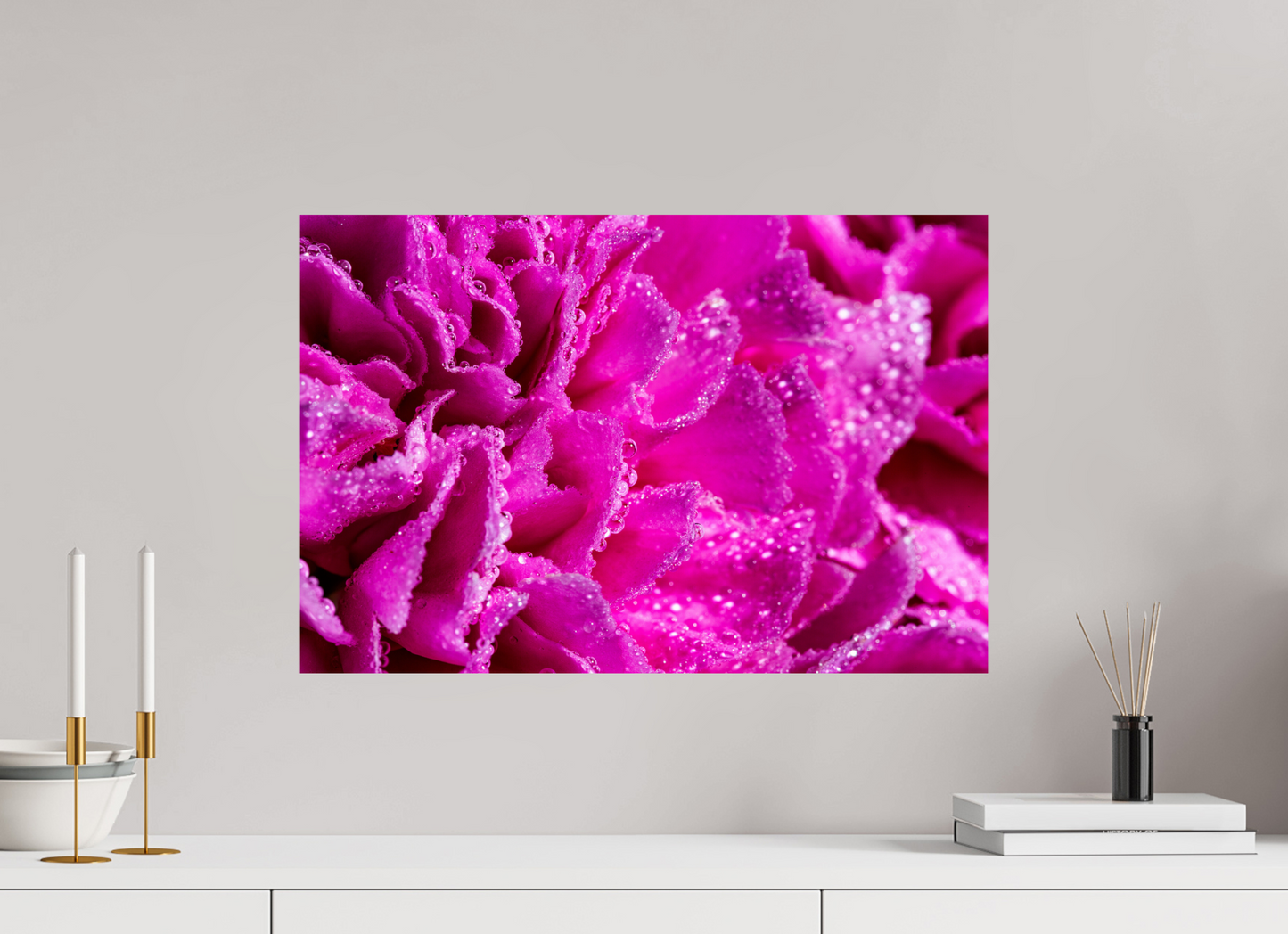 60 x 40 cm, Fine Art Print Baryta auf Alu-Dibond Nelke_02