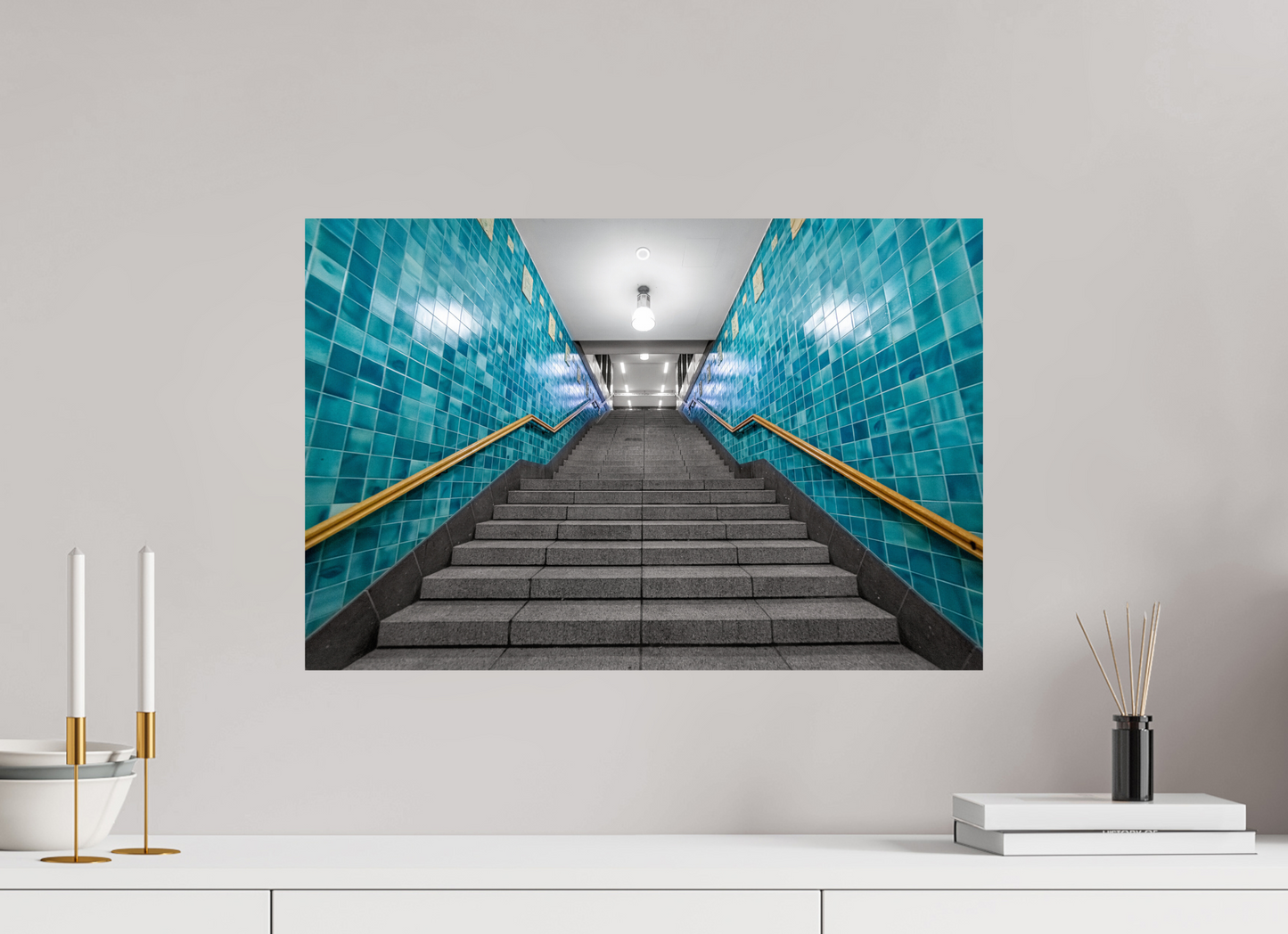 60 x 40 cm, Fine Art Print Metallic Edition Sierichstraße #4 Hamburg