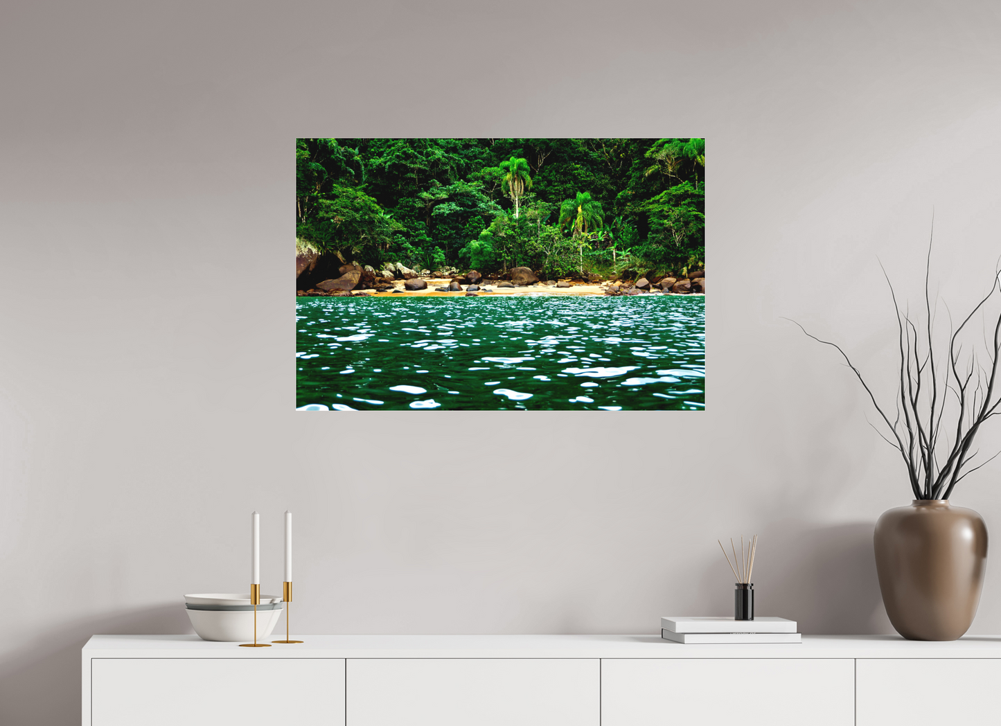 90 x 60 cm, Fine Art Acrylglas Matt Costa de Ubatuba - Ubatuba - SP