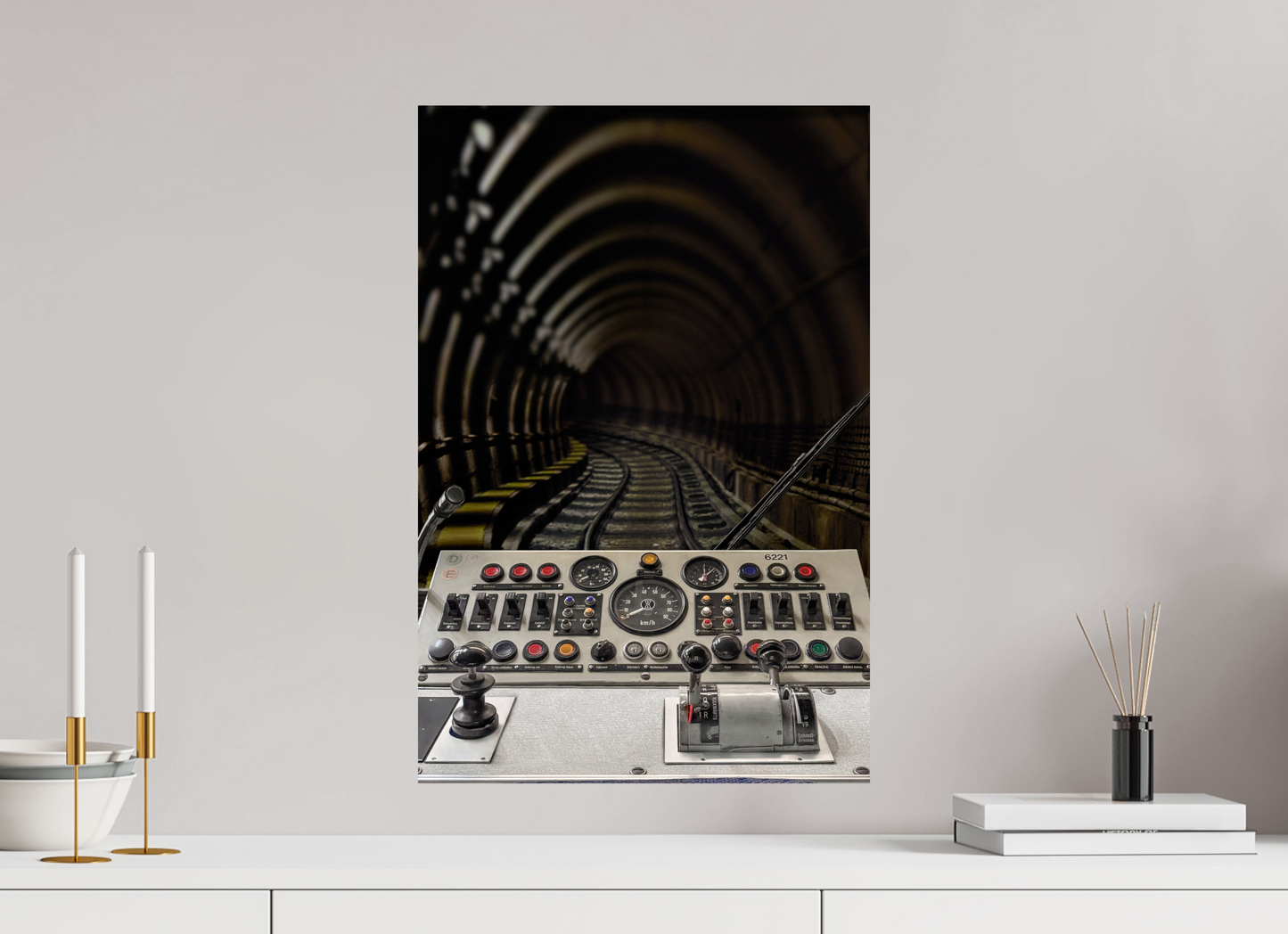 40 x 60 cm, Fine Art Print Metallic Edition U-3 Kabine München